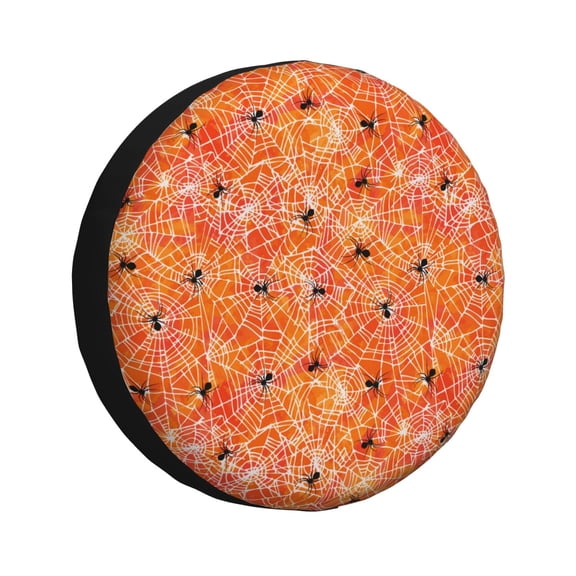 Rv Spare Tire Cover 14 inch - Spider Tire Covers for Trailers, Adjustable Camper Spare Tire Cover