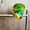 2#, variant on UDIYO Cute Pet Bird Plastic Chew Ball Chain Cage Toy for Parrot Cockatiel Parakeet