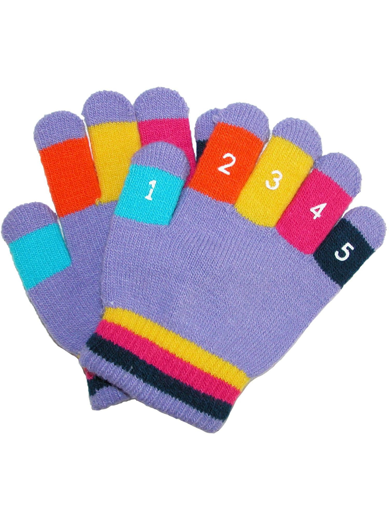 Grand Sierra Toddler 2-4T Knit Stretch Counting Gloves