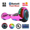 "UL2272 Certified Bluetooth TOP LED 6.5"" Hoverboard Two Wheel Self Balancing Scooter Chrome Pink"