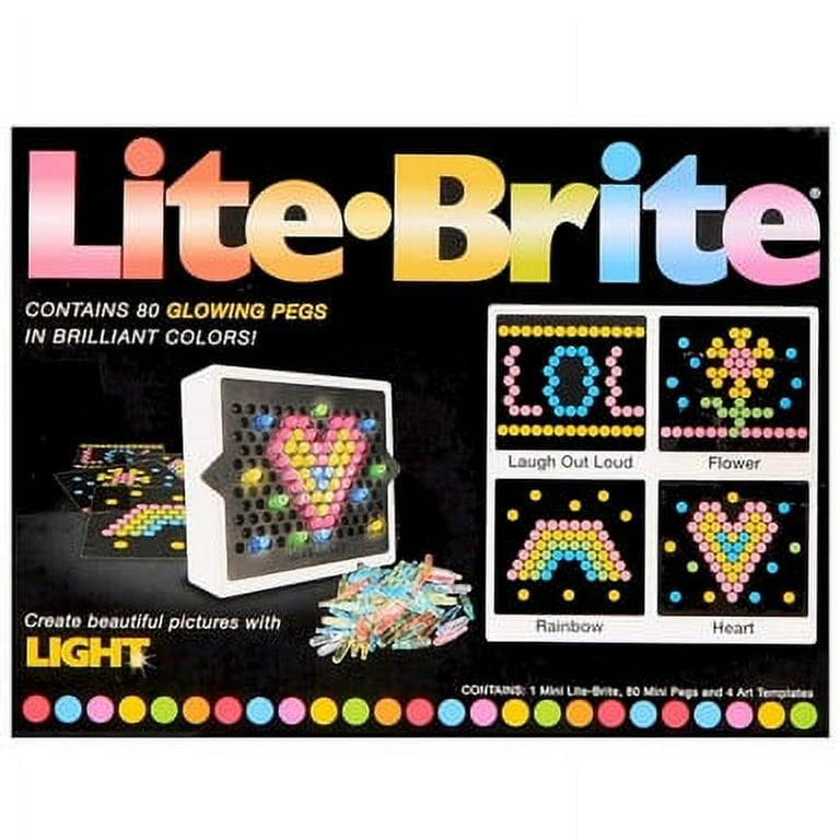 Lite brite cheap pegs walmart