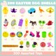 thumbnail image 2 of Huevos de Pascua precargados JOYIN, 200 unidades, con varios juguetes, 2 of 8