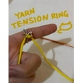 thumbnail image 4 of Adjustable Crochet Tension Ring with Cute Cat Design - Finger Comfort Yarn Guide for Knitting & Crocheting, Perfect Gift for Crafters, 4 of 5
