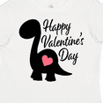 thumbnail image 4 of Inktastic Happy Valentines Day with Dinosaur Silhouette and Heart Boys or Girls Toddler T-Shirt, 4 of 5