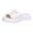 White, variant on Pillow Slippers for Women and Men Summer Shower Sandals Outdoor Slip on Cloud Slides Comfortable Arch Support Shoes Size 9 Brown