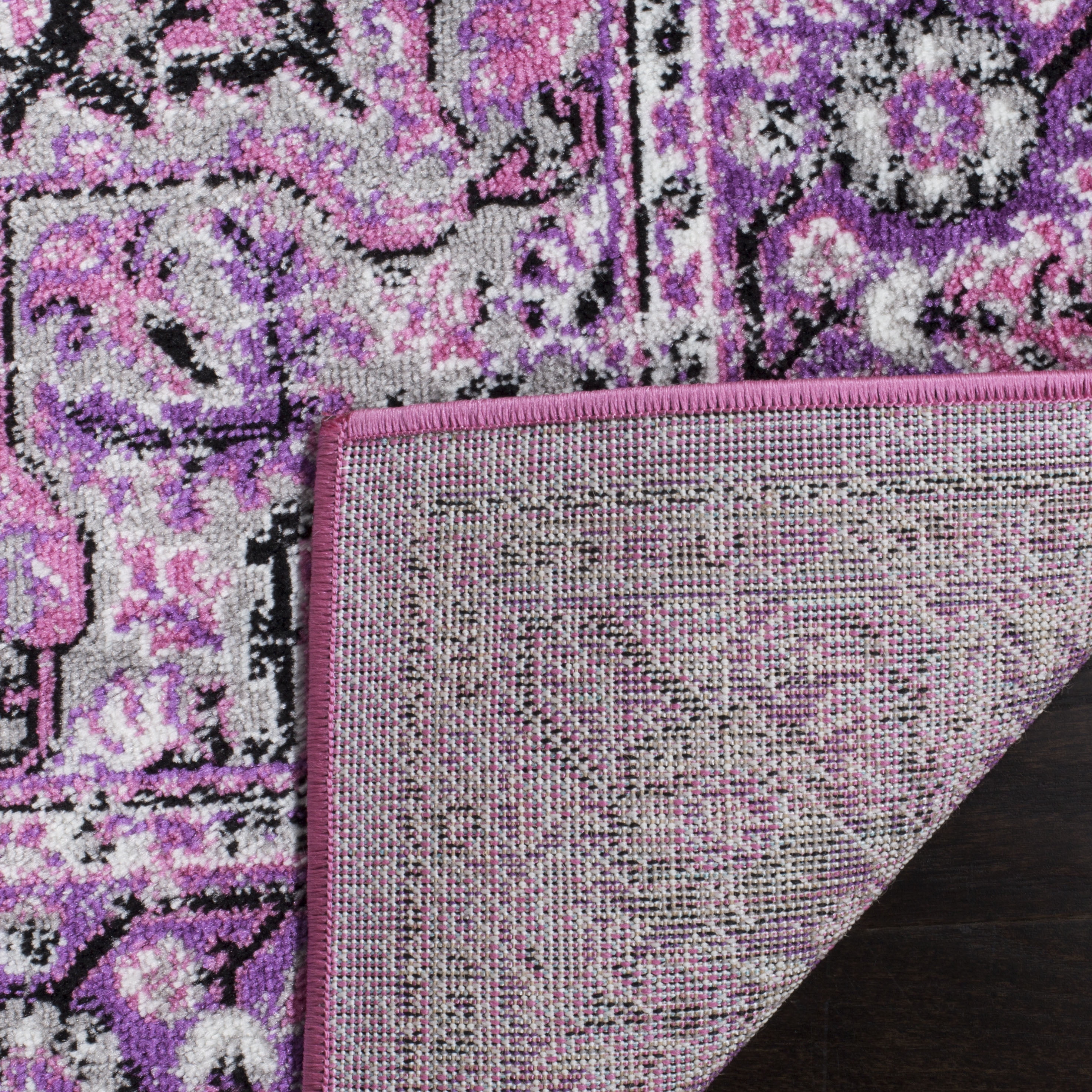 SAFAVIEH Skyler Boniface Floral Area Rug, Pink/Ivory, 9' x 12'
