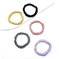 thumbnail image 1 of 10 coleteros de satén para mujer, más suaves que los coleteros de seda para el cabello, coleteros de satén para niñas, lazos para el pelo de satén, 1 of 5
