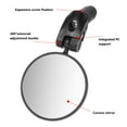 thumbnail image 3 of Ghojet Bike Mirrors, Hd Wide Angle Bicycle Rear View Mirrors, 360 Dregree Adjustable Rotation Handlebar Convex Mirror For Mountain Road Bike Cycling (2 Pcs), 3 of 7