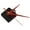 red, variant on Diy Clock Mechanism Parts Classic Hanging Black Quartz Watch Wall Clock Movement Quartz Wall Clock Movement Parts With Needles