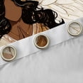 thumbnail image 4 of Homewish Angel Elf Curtains Pack of 2 (42x84 Each) for Teens Female Men,Golden Bling Glitter Curtains Blackout,Dreamy Princess Bedroom Curtains,Breathable Home Decor, 4 of 6