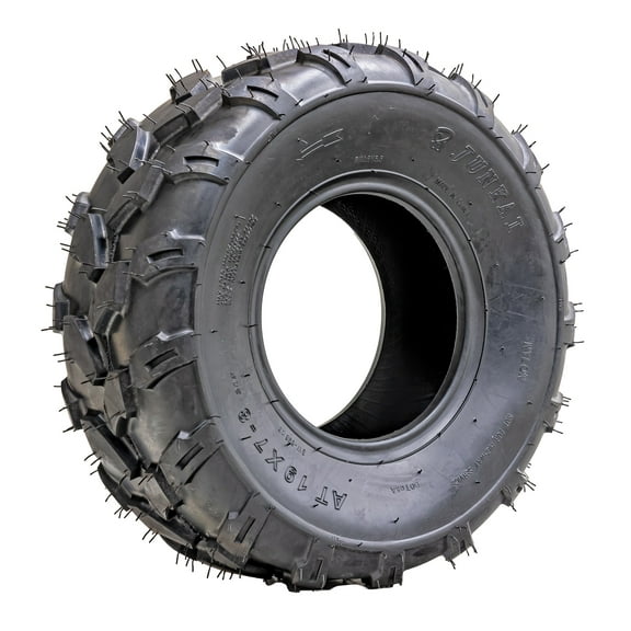 Massimo MB200 & MB200S Mini Bike Tire, 19x7.00-8 Tubeless Front or Rear Replacement for 8x7 Wheel