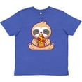 thumbnail image 3 of Inktastic Sloth Pizza Youth T-Shirt, 3 of 5