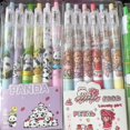 thumbnail image 4 of Sanrio Kero Keroppi-Bolígrafo neutro de 6 piezas, Kawaii, Anime, suministros escolares para estudiantes, operación de examen, juguetes de papelería, regalos, 4 of 4