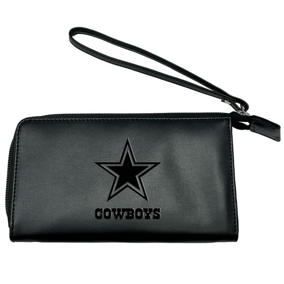 Black Dallas Cowboys Cell Phone Wristlet Wallet