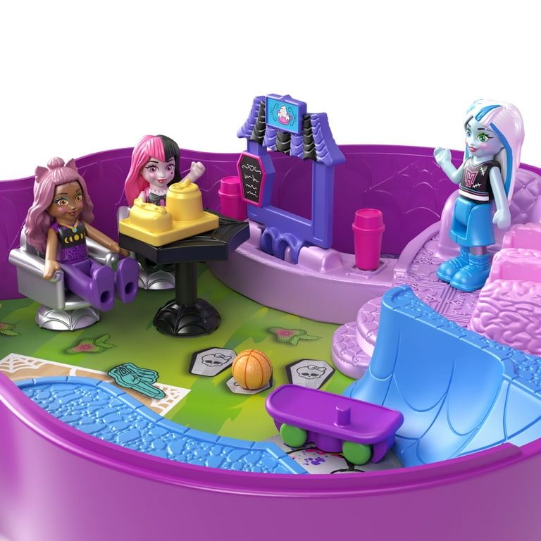 MATTEL - モンスターハイ ポーリーポケット 人形 3体 マテル Polly Pocket Polly Pocket Monster High Compact with Micro Dolls