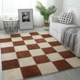 thumbnail image 5 of 10PCS Plush Puzzle Foam Floor Mat for Kids- Thick Interlocking Fluffy Tiles with Border,Square Rug Split Joint Soft Climbing Carpet Mats Shaggy Area Rug for Room Floor-11.8 Inch, 5 of 7