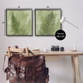 thumbnail image 3 of Fern Sprouts Forest Nature Leaves Botanical & Floral Graphic Art Black Framed Art Print Wall Art, Set of 2, 3 of 8