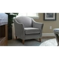 thumbnail image 2 of Julian Flared Arm Accent Chair Light Grey, 2 of 9