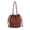 Cognac, variant on MKF Collection Paityn Bucket Bag, Vegan Leather Shoulder Bag Handbag Purse by Mia K