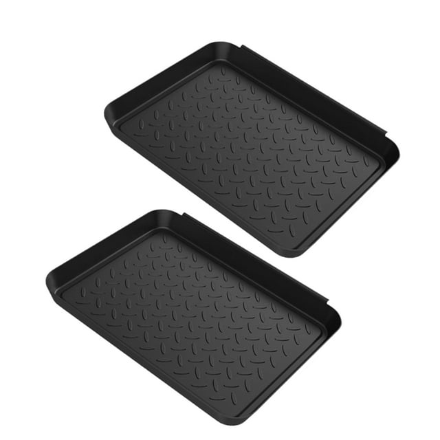 relayinert 2x Boot Trays Floor for Protection Entryway Potted Garage Tray Mats Boot for Mud