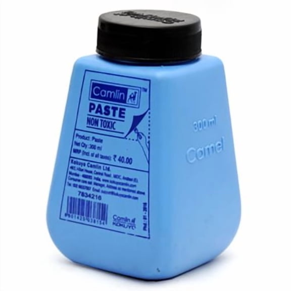 Camlin Kokuyo Natural Non-Toxic Multipurpose Glue Gum Paste Bottle (300ml, Transparent)