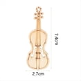 thumbnail image 5 of 10 adornos de guitarra en miniatura hechos a mano, de madera, para proyectos de bricolaje., 5 of 5