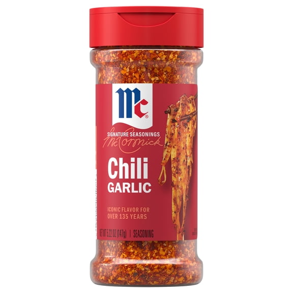 McCormick Chili Garlic Seasoning, 5.22 oz Bottle