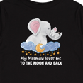 thumbnail image 4 of Inktastic My Meemaw Loves me to the Moon and Back Elephant Family Boys or Girls Long Sleeve Toddler T-Shirt, 4 of 5