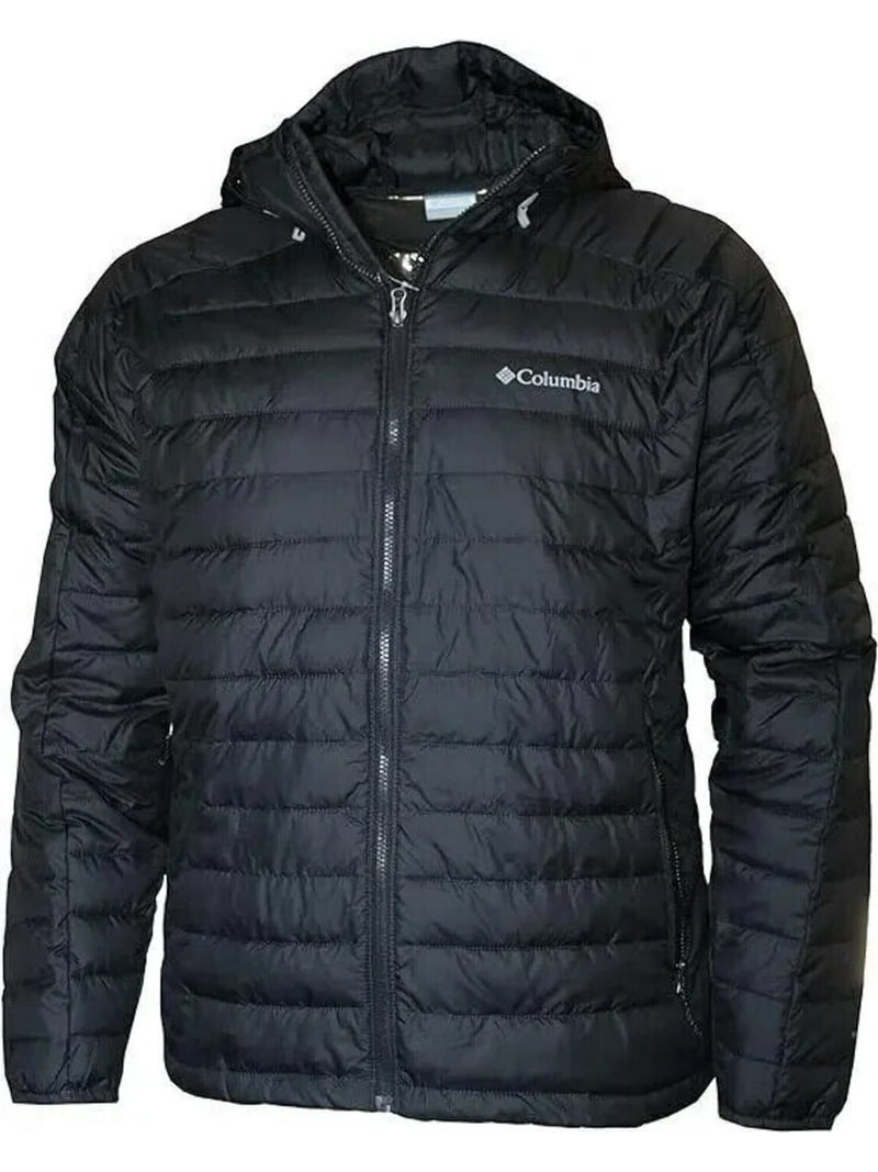 Columbia White Out II XM0477-010 Puffer Jacket Mens Black Hooded