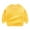 Yellow, variant on WOYY Toddler Girls Sweater Solid Color Soft Long Sleeve Crewneck Pullover Sweatshirt