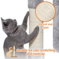 thumbnail image 4 of Alden Design 33.5"H Multilevel Small Space Cat Tree with Condos, Light Gray, 4 of 9