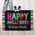 thumbnail image 3 of Personalized Happy Holly Days Indoor / Outdoor Doormat, 3 of 3