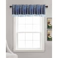 thumbnail image 3 of Vintage Trees Kitchen Valances for Windows Farmhouse Linen Window Valance Curtain for Living Room Window Treatment Abstract Night Forest Trunk Branch Valance Rod Pocket Topper Drape, 54 x 18 Inch, 3 of 6