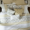 thumbnail image 6 of Cotton Bedding Set 9 Piece Cotton Percale Comforter Set Yellow Queen,Bed In A Bag, 6 of 18