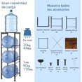thumbnail image 3 of para Garrafón de Agua 3 Niveles de Acero Inoxidable, Soporte Resistente para Botella de 5 Galones con Tablas, Rack Organizador para Hogar, Cocina y Oficina (3 Niveles), 3 of 9