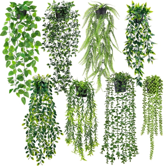 8 Pack Artificial Eucalyptus Vine Hanging