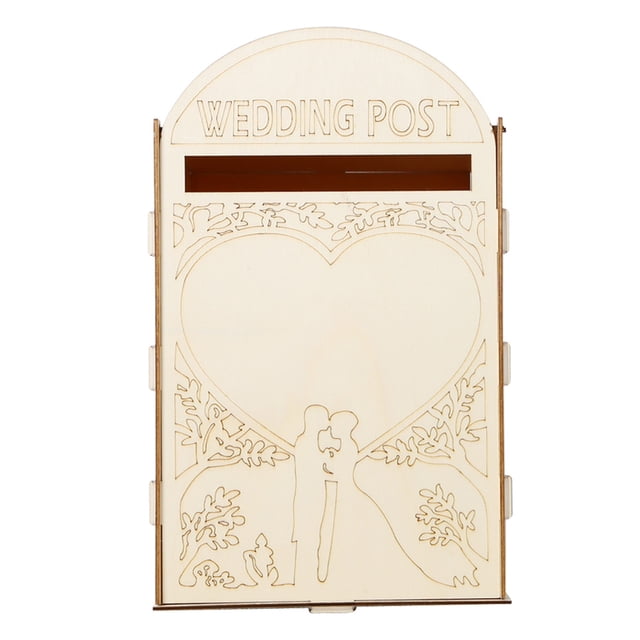 Yuarrent Exquisita caja de tarjetas para bodas, buzón romántico, cajas contenedoras, contenedores de sujeción, tarjetas de adorno, contenedor para Decoración del hogar JM01616 Yuarrent HA012265-03