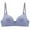 Sky Blue-E, variant on Penkiiy Women's Bra Soild Wire Free Underwear Bra Everyday Small Cup Underwear XL Beige