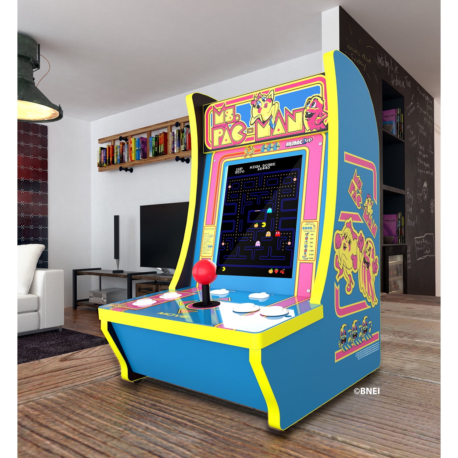 Ms. PAC-MAN Counter-cade, 4 Games in 1, Arcade1UP