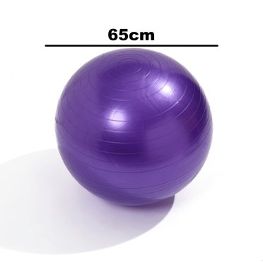 Burst-Resistant Yoga Ball – 45cm/55cm/65cm/75cm Anti-Burst Exercise Ball For Pilates, Fitness, With Air Pump