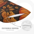 thumbnail image 3 of Daiia Autumn Pumpkin Leaves Bedding Waterproof Pillow Protector Zippered Queen – Bed Bug Proof Pillow Encasement-20"x30", 3 of 6