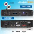thumbnail image 2 of Amplificador de potencia PyleUSA 2 canales 2000W Bluetooth con LCD, 2 of 7
