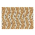 thumbnail image 1 of Burnt Orange Cutting Board, Chevron Zigzags Pattern with Stripe and Dots Geometrical, Decorative Tempered Glass Cutting and Serving Board, Large Size, Burnt Orange Off White, by Ambesonne, 1 of 1