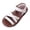 White, variant on Kids Sandals Boys Girls Slide Summer Non-slip Toddler Slippers with Adjustable Straps for Indoor & Outdoor Croc Sandals,Gold,Size 13