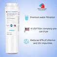 thumbnail image 2 of Water Filter Replacement For EveryDrop EDR4RXD1, Water Filter 4, Whirlpool WHR4RXD1, KAD4RXD1 and 469006 Refrigerator Water Filters New 4 Pack, 2 of 8