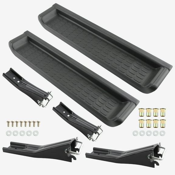 WaiRitoday Pair Side Steps Fit for Jeep Wrangler TJ 1997-2006 Running Board Nerf Bar Black