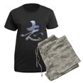 thumbnail image 5 of CafePress - Kanji Ambition Pajamas - Women's Short Sleeve Print T-Shirt and Pants Dark Cotton Pajama Set, 5 of 7