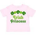 thumbnail image 3 of Inktastic Irish Princess (clover) Girls Toddler T-Shirt, 3 of 5