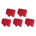 thumbnail image 1 of Cinta De Gasa, Cinta De Gasa Roja Con Flecos Hechos A Mano, Exquisitos 5 Rollos Decorativos Para Manualidades, 1 of 7