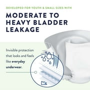 Prevail Youth / Adult Incontinence Brief XS Heavy Absorbency Mat Body Shape, PV-015, Maximum, 16 Ct
